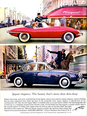 Jaguar  (1962) - Werbung in den USA im Jahr 1962 (engl.)