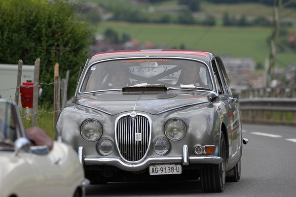 Jaguar 3.4 S - am Alpenbrevet 2020