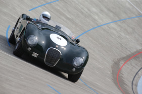 Jaguar C-Type (1963) am Indianapolis in Oerlikon 2013