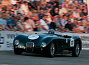 Jaguar C Type (1963) - in der offenen Rennbahn von Oerlikon - Indianapolis in Oerlikon 2012