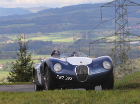 Jaguar C Type (1969) am Michaelskreuzrennen 2011 (Startnummer 300)