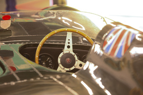 Jaguar D-Type (1954) - Blick ins Cockpit - Auto d'Epoca Padova 2015