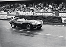 Bild: Jaguar D Type (1954) - Hamilton/Rolt - auf dem zweiten Platz der 24 Stunden von Le Mans im Jahr 1954