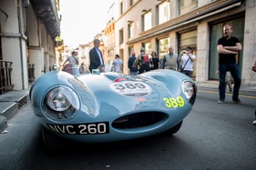 Jaguar D-Type (1955) - an der Mille Miglia 2014