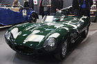 Jaguar D Type (1955) - kein Le-Mans-Sieger, aber trotzdem ein Original - gesehen bei Hall&Hall (Rétromobile 2013)
