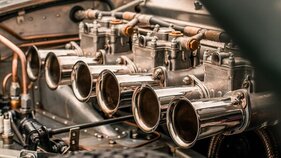 Jaguar D-Type (1956) – 3-Fach Weber 45DCO3-Doppelquerstromvergaser