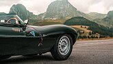 Jaguar D-Type (1956) – Die als Ganzes zu öffnende Haube tauchte 1961 beim E-Type wieder auf