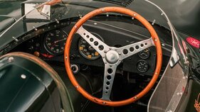 Jaguar D-Type (1956) – Gelochte Speichen gehörten bis in die 1960er-Jahre zu einem richtigen Rennwagen