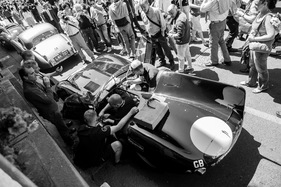 Jaguar D-Type (1956) - an der Mille Miglia 2014