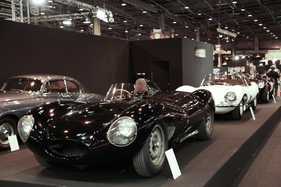 Jaguar D-Type (1956) - auf dem Stand von Lukas Hüni - Rétromobile Paris 2016