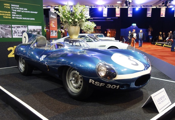 Bild Jaguar D-Type (1957) - Siegerauto bei den 24 Stunden von Le Mans 1957 - InterClassics Maastricht 2018