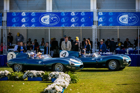 Jaguar D-Type (1957) - gleich zu zweit - Amelia Island Concours d'Elégance 2017