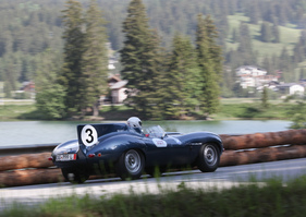 Jaguar D Type (1966) - an der Veranstaltung Lenzerheide Motor Classics 2014
