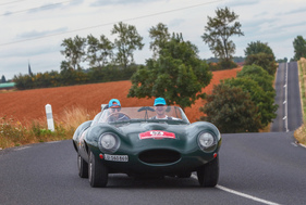 Jaguar D-Type (1970) an der RAID Suisse-Paris 2016