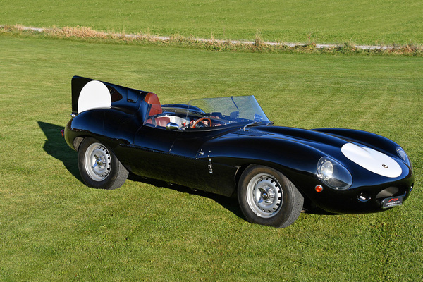 Bild Jaguar D-Type Recreation by Proteus (1974) - als Lot 125 angeboten an der Versteigerung Oldtimer Galerie Toffen in Gstaad vom 29. Dezember 2021