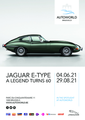 Jaguar E-Type (1961) - Die Autoworld Brüssel zelebriert 60. Jahre E-Type