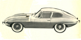 Jaguar E Type (1961) - elegantes Coupé