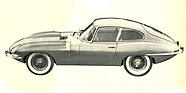 Jaguar E Type (1961) - elegantes Coupé