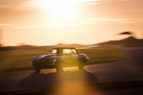 Jaguar E-Type (1961) - im Rennen um die Kinrara Trophy - Goodwood Revival 2018