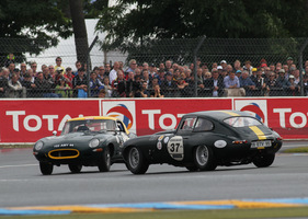 Jaguar E Type (1962) - im Plateau 4 (1962-1965) an der Le Mans Classic 2012
