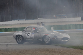 Jaguar E Type (1962) - im Rennen der NK HTGT (Touren- und GT-Wagen bis 1947-1965) am Bosch Hockenheim Historic 2012