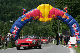 Jaguar E Type (1963) am Gaisbergrennen 2010