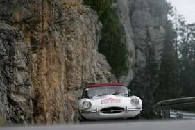 Jaguar E-Type (1966) - an der Ennstal-Classic 2012 - Stoderzinken Bergprüfung