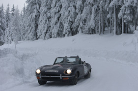 Jaguar E-Type (1970) - an der Planai Classic 2013