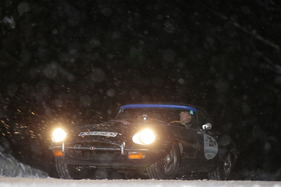 Jaguar E-Type (1970) - an der Planai Classic 2013