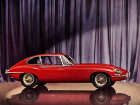 Jaguar E-Type 2+2 (1967) - Prospektabbildung - Jaguar.. always a leap ahead