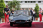 Jaguar E-Type 3.8 S1 Coupé (1961) - frühes Flatfloor-Coupé - an der Dolder-Versteigerung der Oldtimer Galerie am 11. Juni 2016
