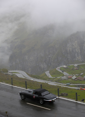 Jaguar E Type Convertible (1971) - am Klausenrennen Prolog 2012