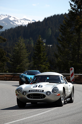 Jaguar E-Type Lightweight (1962) - Teilnehmer bei der Lenzerheide Motor Classics 2013