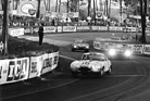 Jaguar E-Type Lightweight (1963) in Le Mans 1963 - Das Team von Briggs Cunningham kam mit drei E-Type nach Le Mans, nur der Nummer #15, in welchem Cunningham selber fuhr, kam ins Ziel.