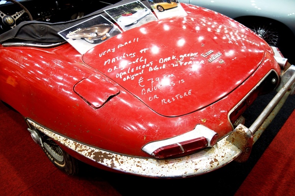 Jaguar E-Type Restaurierungsobjekt, angeboten für EUR 79'500 - InterClassics Maastricht 2019