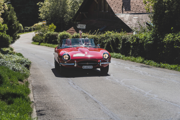 Jaguar E-Type Roadster (1968) – Jungfrau-Rallye 2022