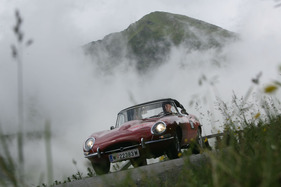 Jaguar E Type S1 (1965) - an der Ennstal Classic 2011 (EP4 160)