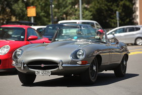 Jaguar E Type S1 Roadster (1964) - am British Classic Car Meeting St. Moritz 2015