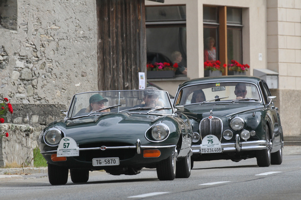 Jaguar E-Type S2 (1969) - 29. British Classic Car Meeting St. Moritz 2023