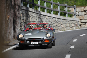 Jaguar E-Type S2 OTS (1970) - am 28. British Classic Car Meeting St.Moritz (BCCM) 2022