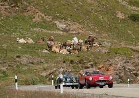Jaguar E Type S3 V12 OTS (1972) - am British Classic Car Meeting St. Moritz 2015