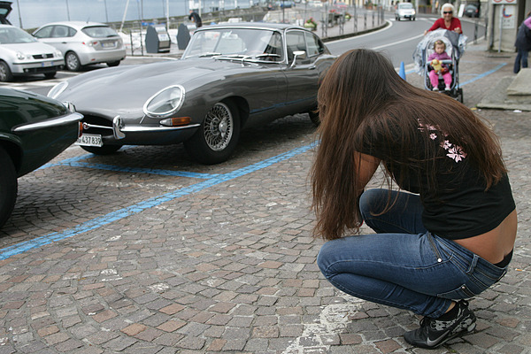 Jaguar E-Type Serie 1 von 1963 - Ein E-Type zieht immer viel Interesse auf sich