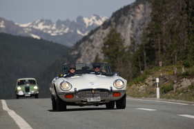 Jaguar E-Type Serie 3 V12 (1972) - Stelvio Rally - British Classic Car Meeting 2019