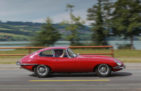 Jaguar E-Type Series 1 (1963) - an der OCC Jungfrau Rallye 2020