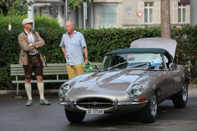 Jaguar E-Type Series 1 (1966) - sehr schön präsentiert - am ZCCA 2016