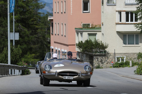 Jaguar E-Type Series 1 4.2 (1965) - am 31. British Classic Car Meeting St. Moritz 2025