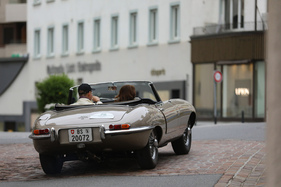 Jaguar E-Type Series 1 4.2 (1965) - am 31. British Classic Car Meeting St. Moritz 2025