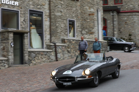 Jaguar E-Type Series 1.5 OTS (1968) - am 31. British Classic Car Meeting St. Moritz 2025 (1968)