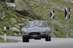 Jaguar E-Type Series 1 Flat Floor (1962) - Flüelapass - Passione Caracciola 2017
