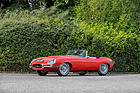 Bild: Jaguar E-Type Series 1 Flat Floor 3.8-Litre Roadster (1961) - als Lot 276 an der Bonhams Goodwood Revival Versteigerung 2018